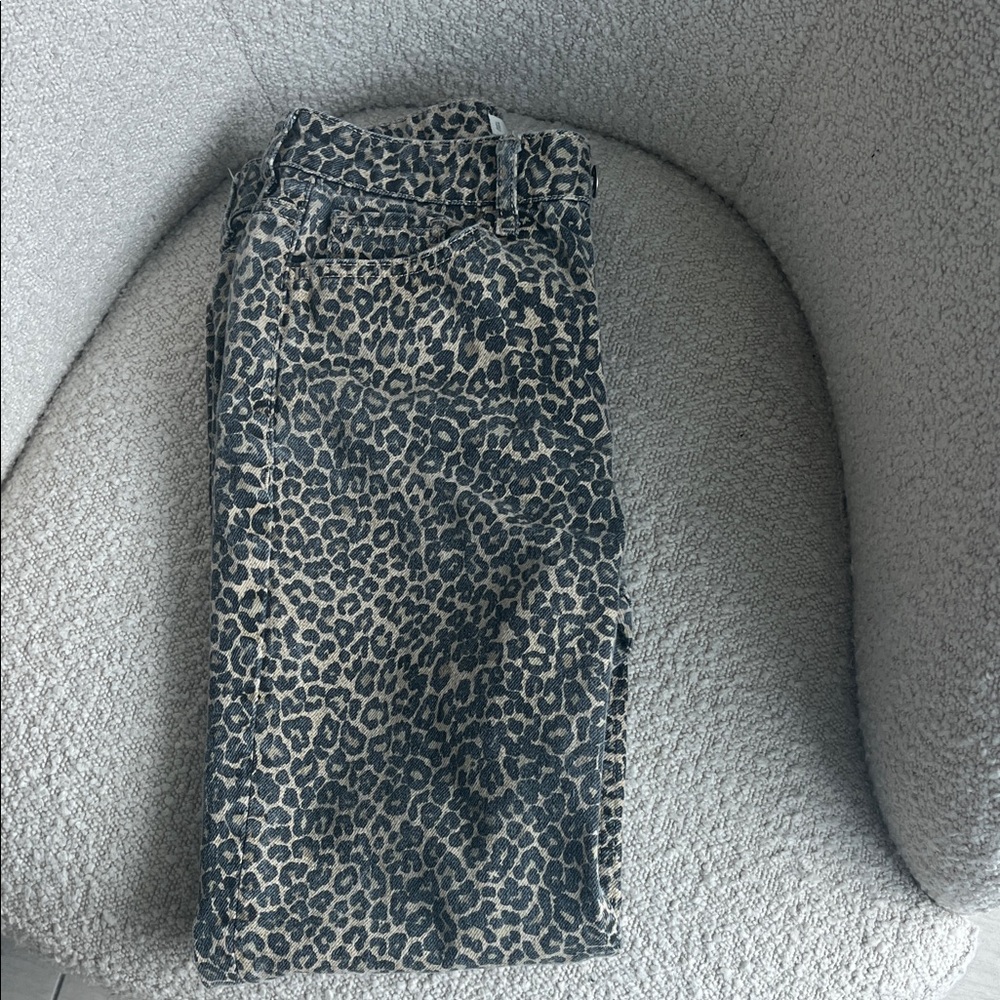 Mango Animal Print Trousers